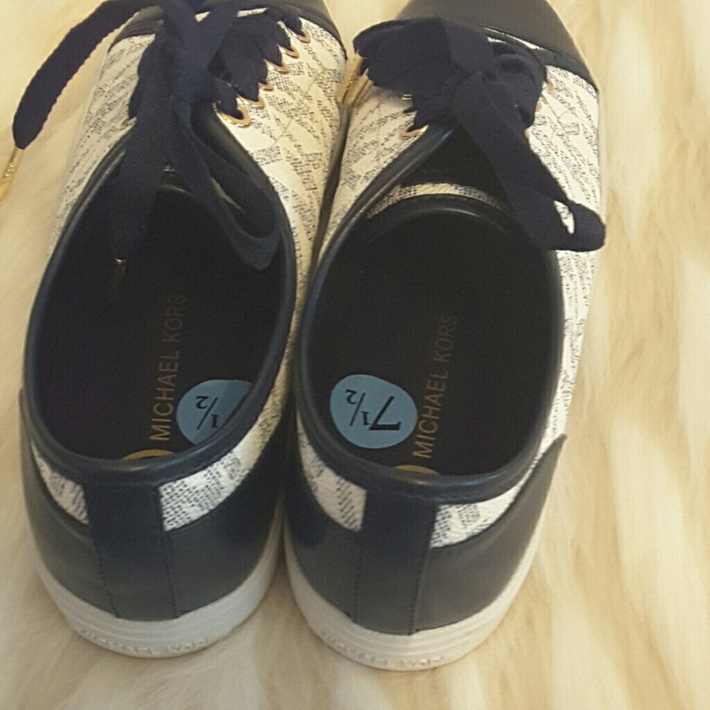 Michael  Kors city lade up sneakers blue/white - Picture 8 of 8